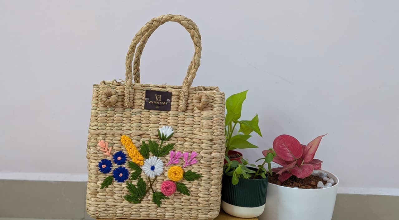Wildflower Basket Tote